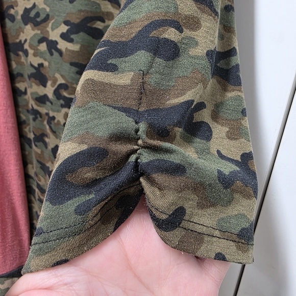 LuLaRoe Amber Hoodie + Perfect T Camo Bundle XL Cozy Casual Outfit - Picture 6 of 7